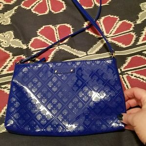 Kate Spade embossed spade crossbody